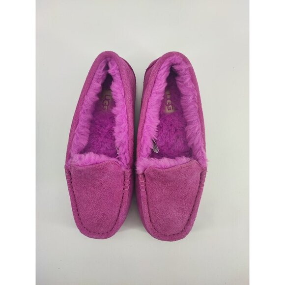UGG Women's Ansley Faux Fur Purple Slippers Size 5 US - Picture 4 of 8